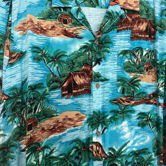 Men’s Aeropostale Hawaiian Shirt Size XL SS - Picture 3 of 6